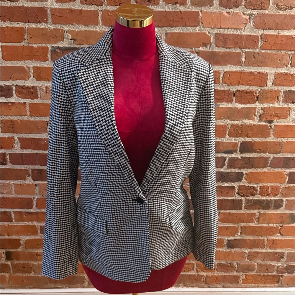 Ralph Lauren Black Label Houndstooth Blazer